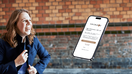 Ikigami App Screenshot: KI-basierte Mentor-Oberfläche
